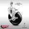 Service Caster 5 Inch SS Phenolic Wheel Swivel 1/2 Inch Threaded Stem Caster with Brake SCC SCC-SSTS20S514-PHS-TLB-121315 - alternate 1